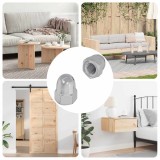 vidaXL Nucă 2 pcs Argintiu M6 x 10 mm Fier 864601