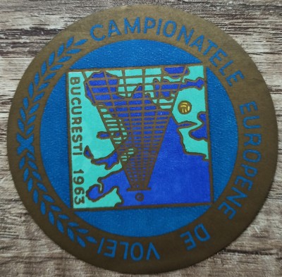 Sticker Campionatele Europene de Volei Bucuresti 1963 foto
