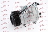Compresor AC Honda Civic 2017; motor 2.2 i-Dtec, tip Denso 10SRE15C, diametru fulie 110mm, 7 nervuri, iesire 15,5mm, intrare 18,3mm; 388R3L-E02;
