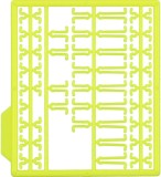 Opritoare MIKADO Hair Extend, Yellow, 2buc/pac