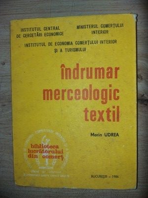 Indrumar merceologic textil- Marin Udrea