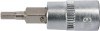 Bit Hexagonal 3mm YATO cu Adaptor 1/4&quot;, L37mm, Otel Crom-Vanadiu CrV6150, Profesional Atelier/Service