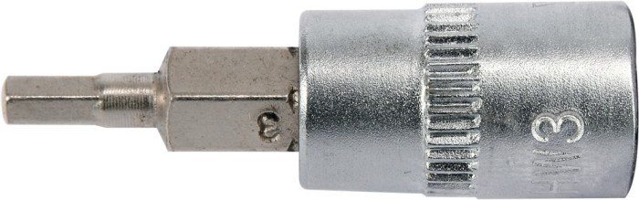 Bit hexagonal 3 mm cu adaptor 1/4 lungime 37 mm YATO