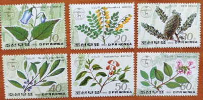 COREA-&amp;#039;&amp;#039;FLORA-FLORI&amp;#039;&amp;#039;SET 6V.--MNH-NESTAMP foto