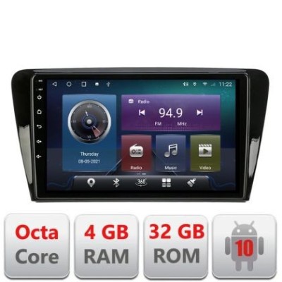 Navigatie Skoda Rapid Seat Toledo 2013+ Android radio gps internet Octa core 4+32 Kit-rapid+EDT-E409 CarStore Technology foto