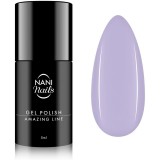 NaniNails NANI Amazing Line lac de unghii sub forma de gel culoare Cloudy Lilac 5 ml