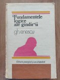 Fundamentele logice ale gindirii- Gh. Enescu