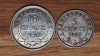 Newfoundland Canada -set argint sterling- 5 + 10 cents 1943 &amp; 1940 - impecabile!, America de Nord