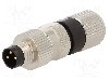 Conector M8, 3 pini, clasa etanseitate IP68, IFM ELECTRONIC - SSTGF030MSSFPKG foto