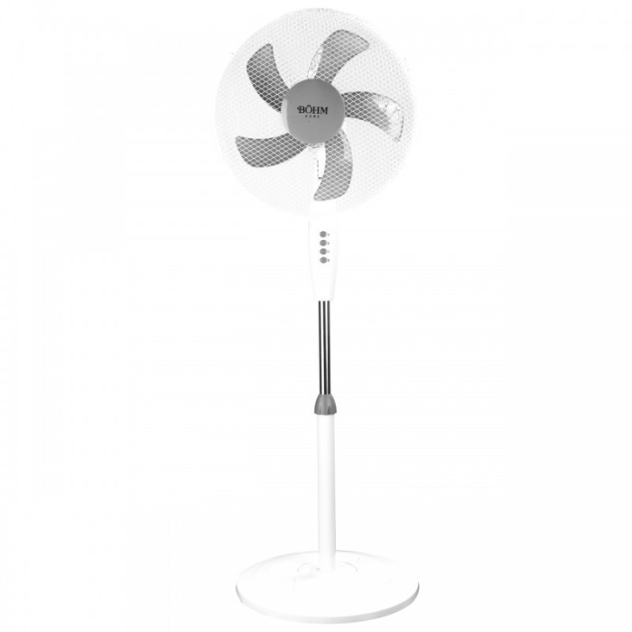 Ventilator de Podea BOHM, 16 inch, 50 W, Inaltime reglabila pana la 125 cm