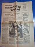 ziarul actualitatea crestina 1 mai 1995