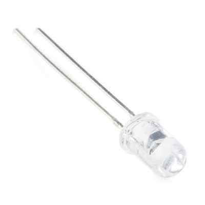LED 5mm 12V lumina alb rece OptoSupply OSW57L5A31A-12V foto