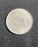 Moneda 5 coroane 1983 Suedia