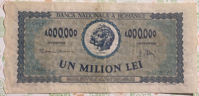 1 MILION LEI 1947 / POZE..