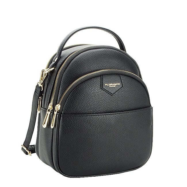 Rucsac convertibil in geanta, Floraco Paris, F3610 120 Negru