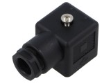 Conector BINDER cu valvă, mufă A 18mm, 4 pini 10A 250V