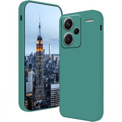 Husa de protectie, flippy, pentru xiaomi redmi note 13 pro plus 5g, liquid silicone, cu microfibra pe interior, protectie antisoc, compatibil incarcar foto