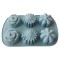 Forma silicon 6 cavitati, model floral, 27 cm, 214COF