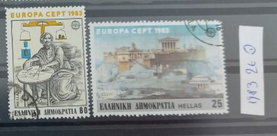 TS21 - Timbre serie Grecia - 1983 foto