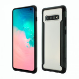 Husa Vetter Smart pentru Samsung Galaxy S10, Soft Edge and Clear Back, Verde