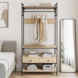vidaXL Șifonier cu sertare stejar sonoma 89x39x184,5 cm lemn compozit