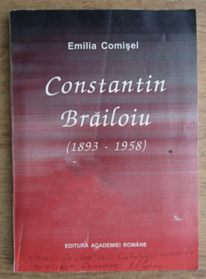 Constantin Brailoiu (1893-1958) Emilia Comisel foto