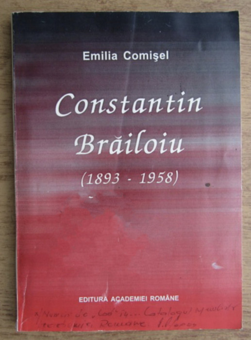 Constantin Brailoiu (1893-1958) Emilia Comisel