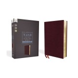 Nasb, Thinline Bible, Large Print, Bonded Leather, Burgundy, Red Letter Edition, 1995 Text, Comfort Print