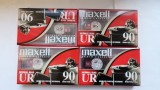 Lot 4 Casete Maxell UR90 TYPE I Normal Bias Sigilate