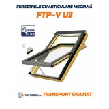 Fereastra cu articulare mediana cu geam dublucameral, Fakro, Model FTP-V U3