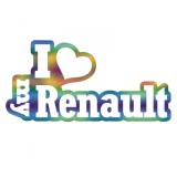 Cumpara ieftin Sticker Renault I Love My