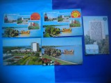 HOPCT LOT NR 868 NEPTUN --LITORAL-CT-5 CARTI POSTALE-RSR-CIRCULATE, Circulata, Printata, Constanta