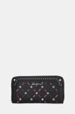 Desigual portofel YANKEE FIONA BLACK culoarea negru, 25WAYP33