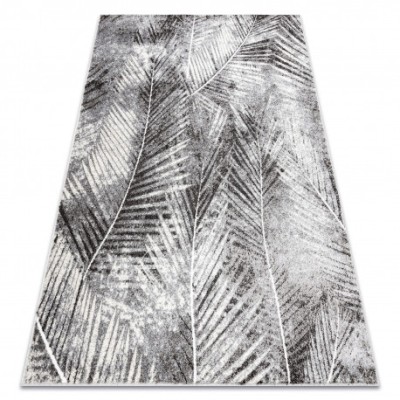 Covor MATEO 8035/644 Modern frunze de palmier - structural gri, 180x270 cm foto