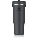 Stanley IceFlow&trade; Flip Straw Tumbler sticlă inoxidabilă pentru apă Black 2.0 890 ml