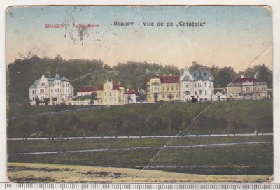 bnk cp - Brasov - Vile la Cetatuie - uzata - 1934 foto