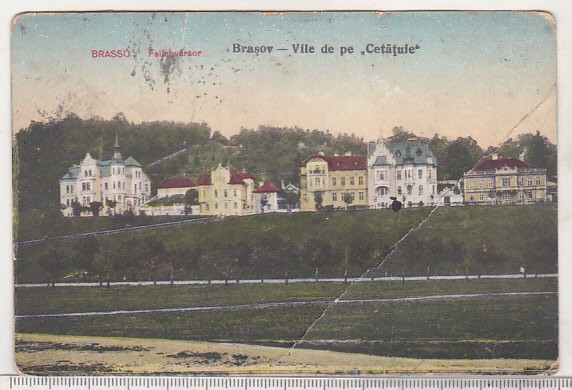 bnk cp - Brasov - Vile la Cetatuie - uzata - 1934