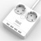 Prelungitor 2 prize 3m 4x USB cu protectie 3xg1.5mmp Well