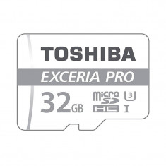 Card Toshiba Exceria Pro M401 microSDHC 32GB 95MB UHS-I U3 cu adaptor SD foto