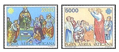 Vatican 1983 - World Communications Year, serie neuzata foto