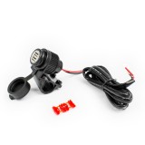 &Icirc;ncărcător USB Duo Albrecht cu două porturi pentru motociclete, mașini, bărci 12-18V
