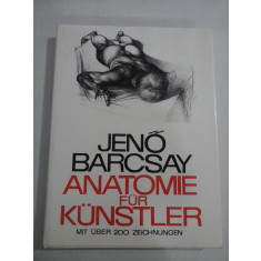 ANATOMIE FUR KUNSTLER - Jeno BARCSAY ( anatomie pentru artisti)