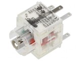 Element de contact temperatura -30&divide;70&deg;C cu iluminare IP00 pini NC NO 3mm