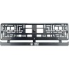 Set 2 bucati, suport numar inmatriculare Carbon, Fiat, Autohelix MSA