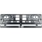 Set 2 bucati, suport numar inmatriculare Carbon, Fiat