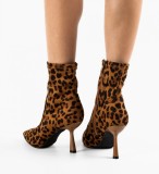 Cumpara ieftin Botine dama Jak Animal Print