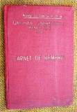 Carnet UTM 1954