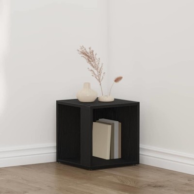 vidaXL Rafturi de colț Stejar negru 33 x 33 x 34.5 cm Lemn compozit 862689 foto