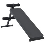 VidaXL Banca pentru Abdomene 150 kg Pliabilă și Reglabilă pe &Icirc;nălțime 48-68 cm Oțel