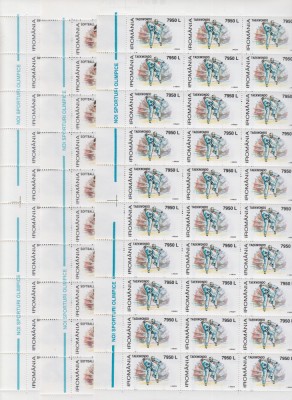 ROMANIA 1999 LP 1495 NOI SPORTURI OLIMPICE SET COLI DE 50 SERII MNH foto